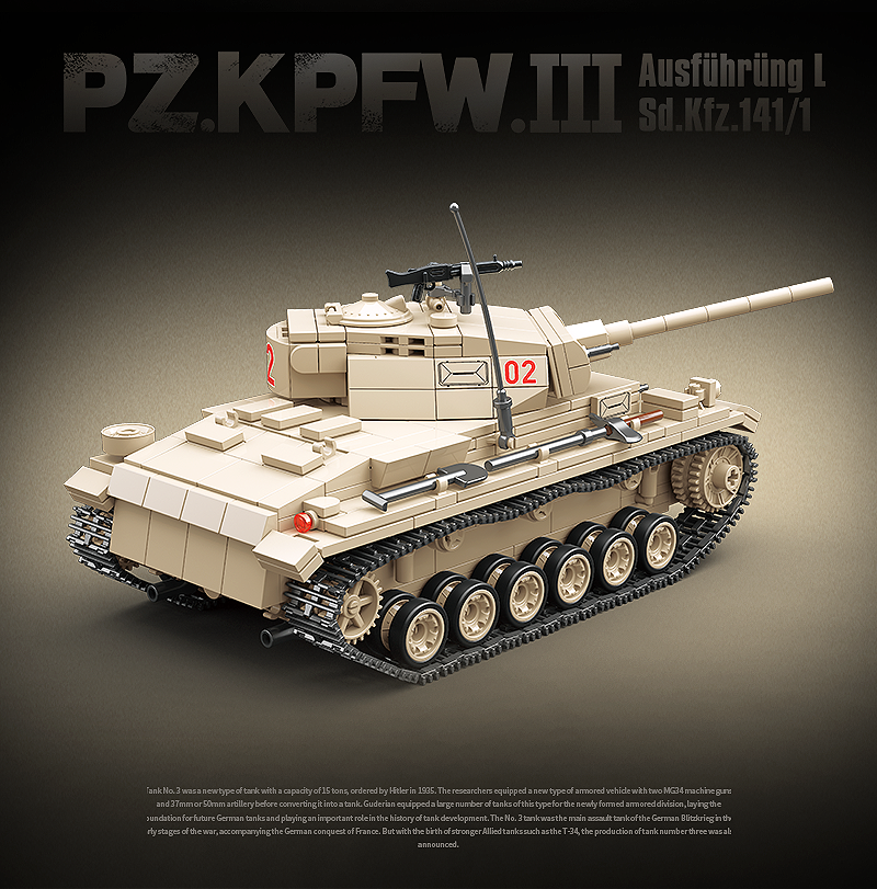 Pz.Kpfw. III (Panzer III) - Medium Tank