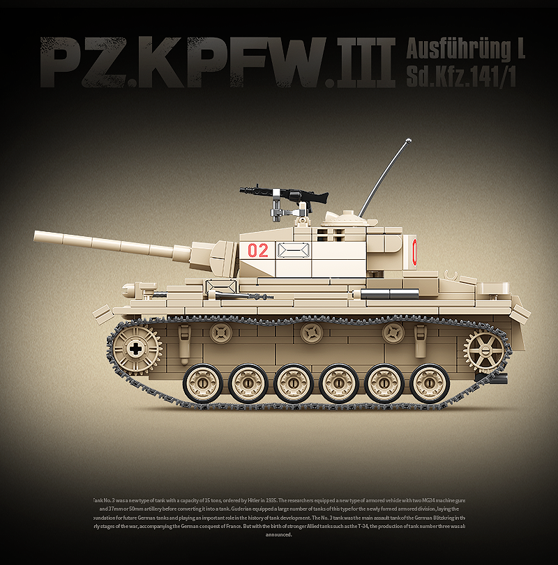 Pz.Kpfw. III (Panzer III) - Medium Tank