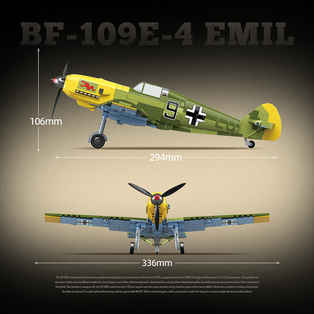 Messerchmitt BF 109E - Fighter Plane