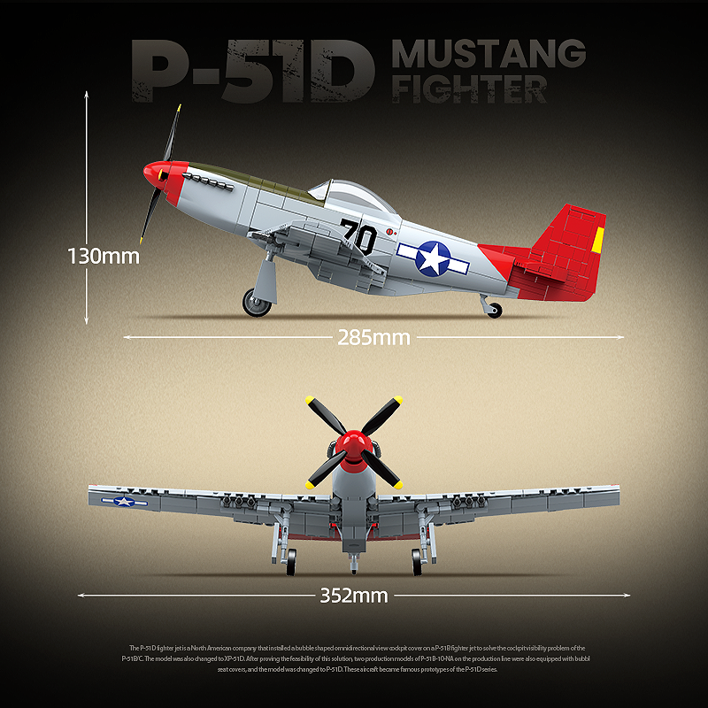 NA Aviation P51 Mustang - Fighter Plane