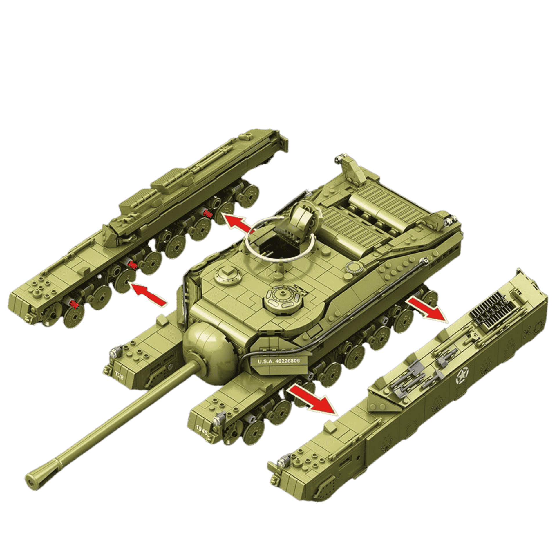 T28 - Super Heavy Tank (T95 GMC) | 1:25 Scale