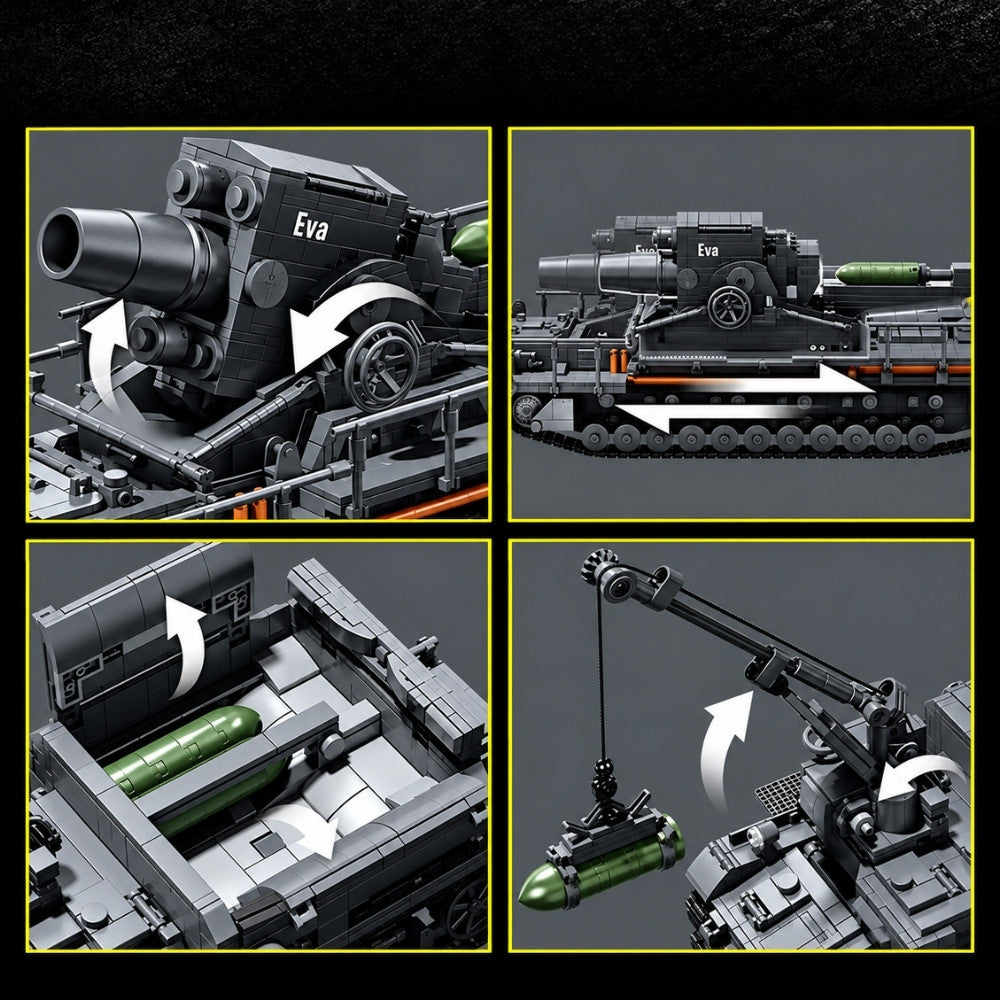 Rheinmetall Karl-Gerät "EVA" - Siege Mortar | 1:28 Scale
