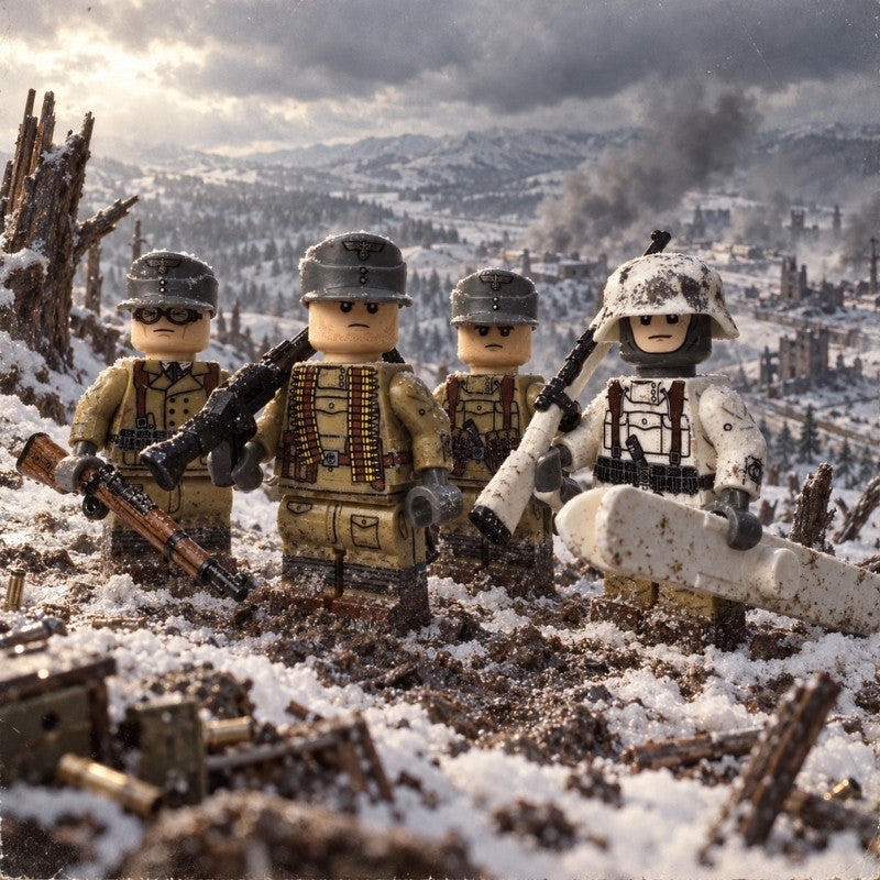 Gebirgsjäger Team - German Mountain Infantry | 4 Figures