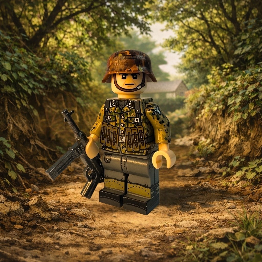 SS Infantry MP40 - Erbsenmuster Camo