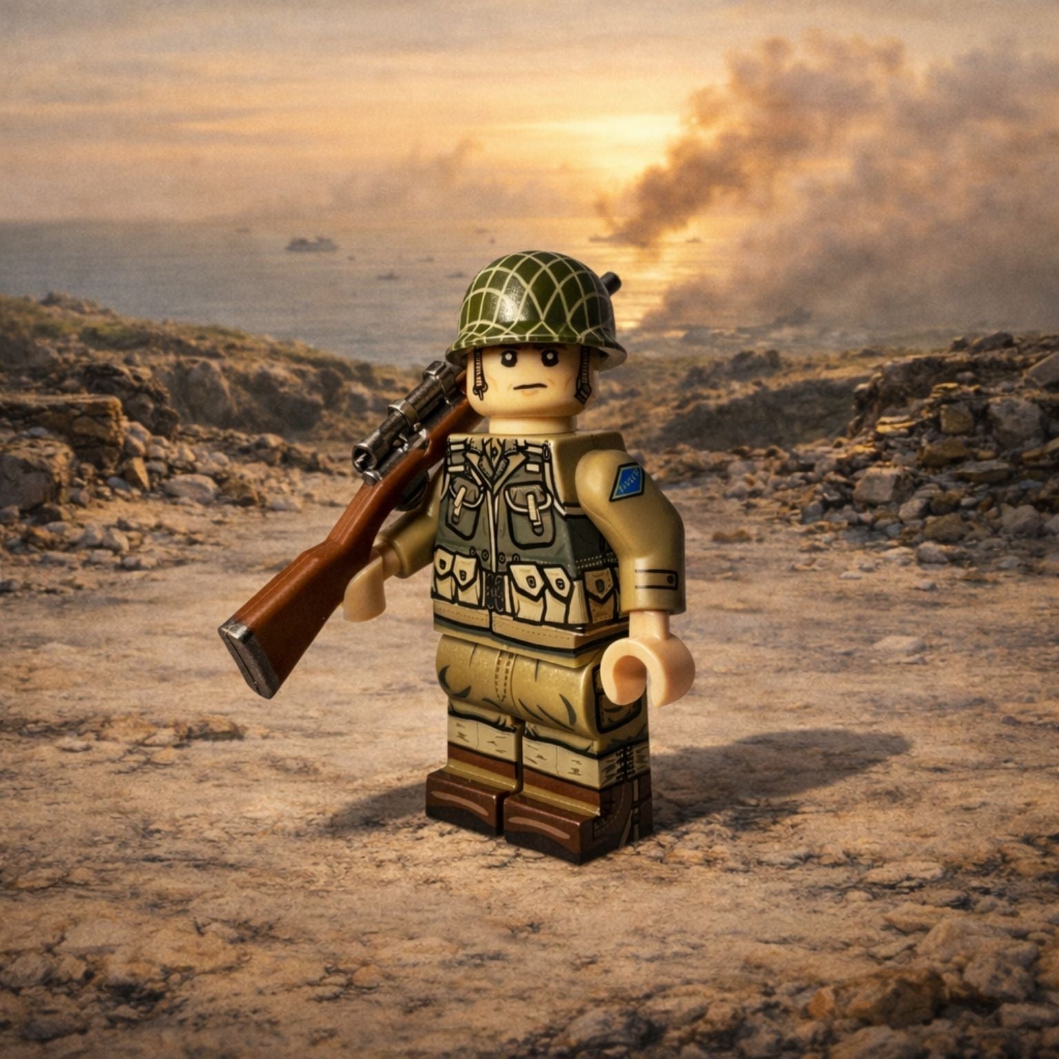 2nd Ranger Battalion Infantry Scoped M1903 Springfield