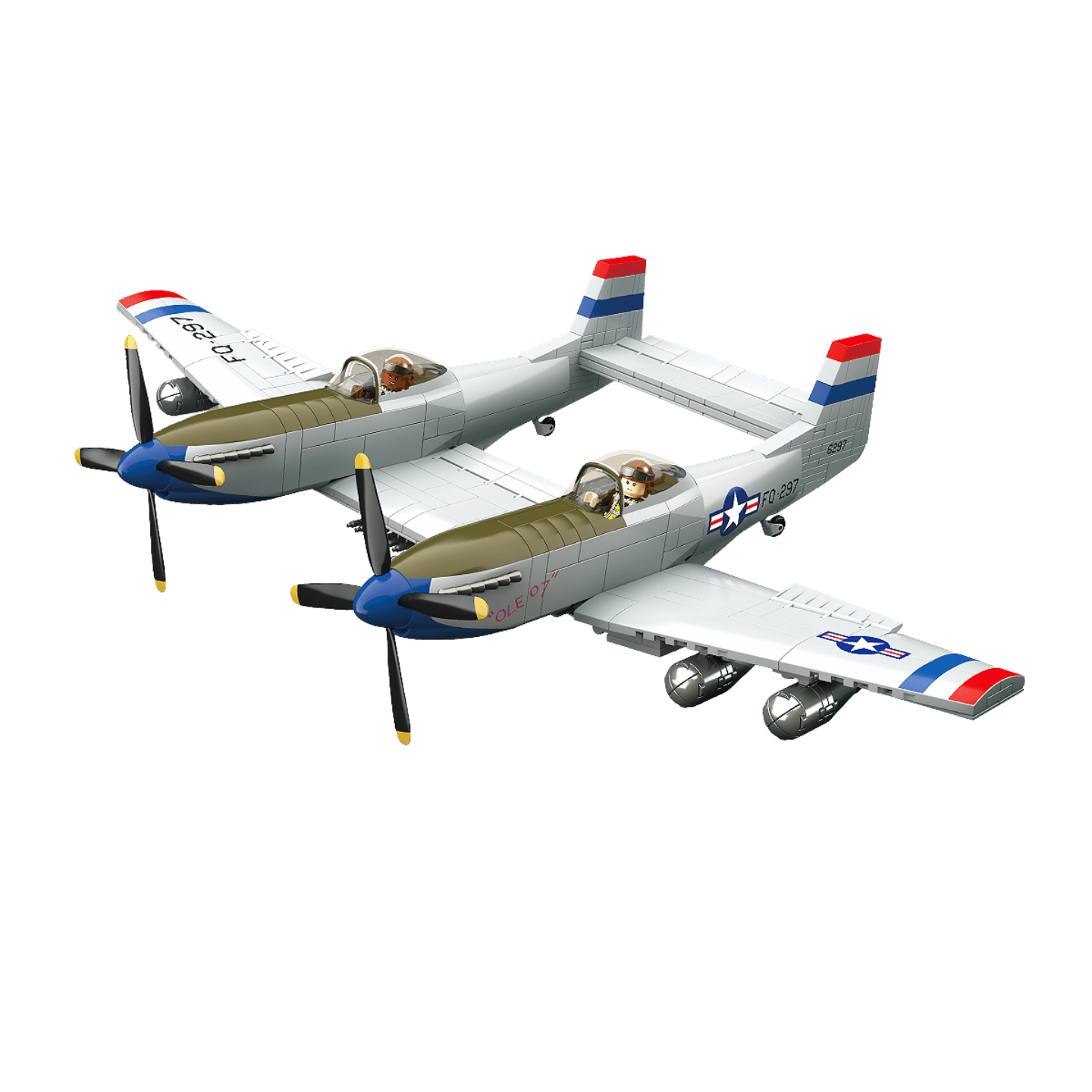F82E Twin Mustang - Long Range Fighter | 1:28 Scale