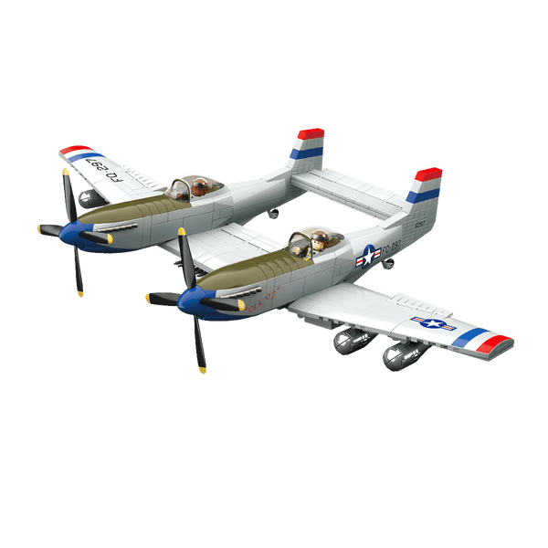 F82E Twin Mustang - Long Range Fighter | 1:28 Scale