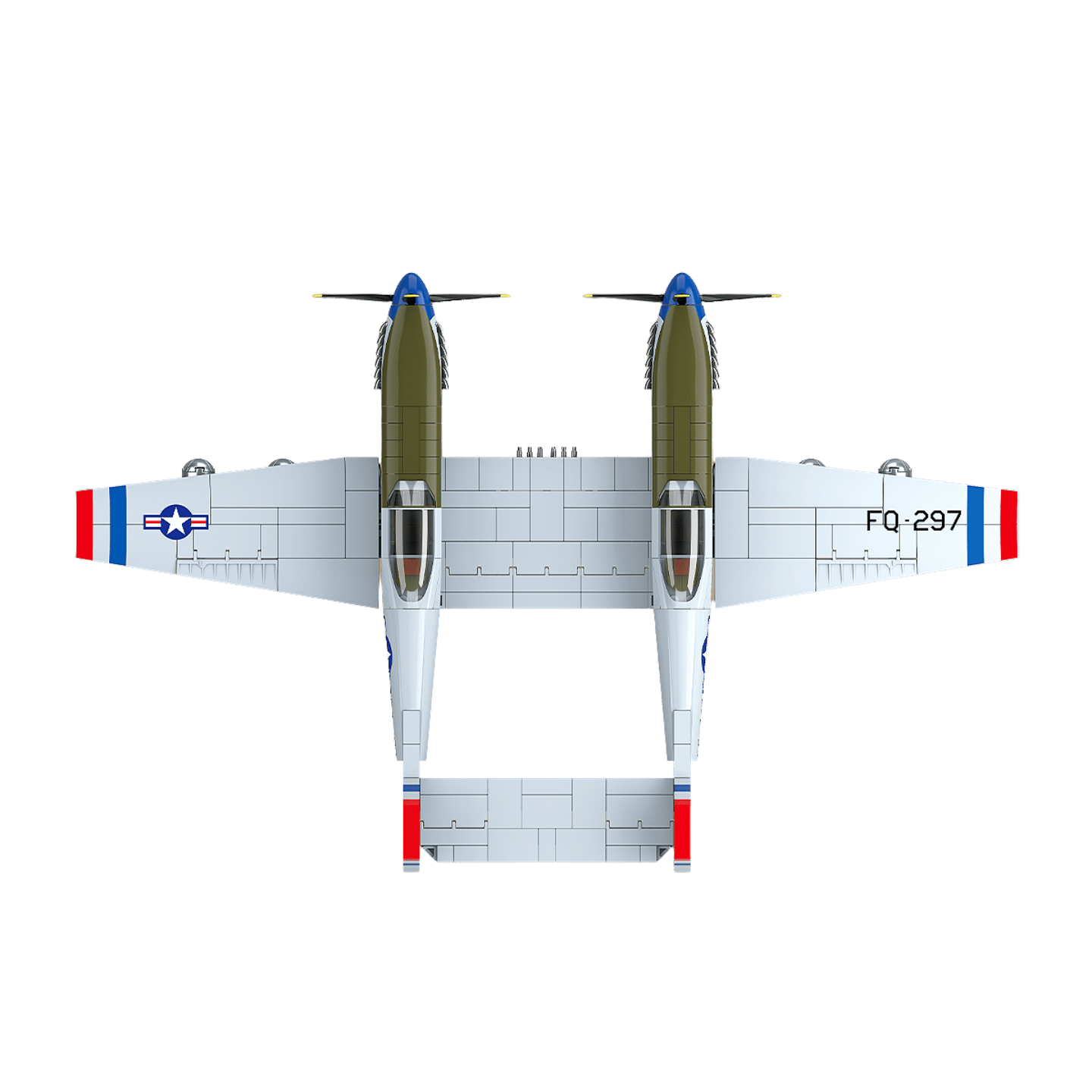 F82E Twin Mustang - Long Range Fighter | 1:28 Scale