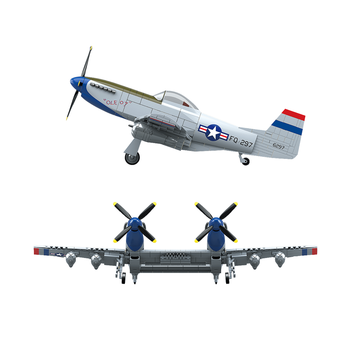 F82E Twin Mustang - Long Range Fighter | 1:28 Scale