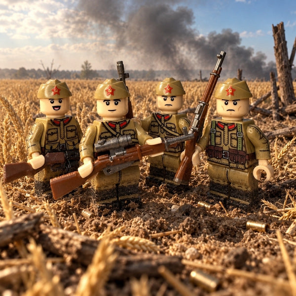 Red Army Rifle Team - RKKA | 4 Figures