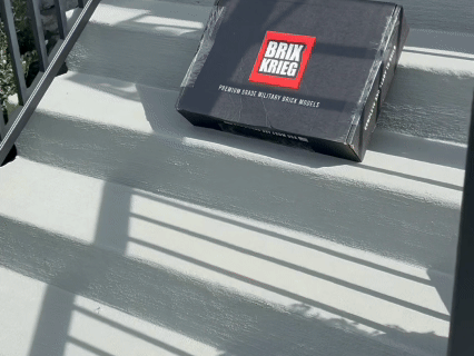 What shows up at the door.