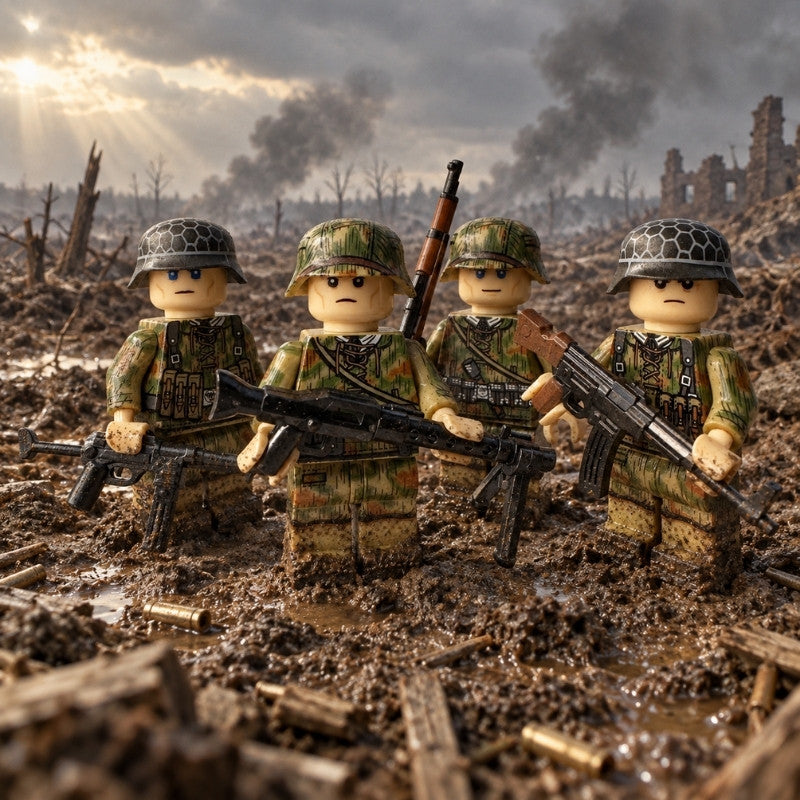 Heer Infantry Team - Sumpfmuster 1943 | 4 Figures