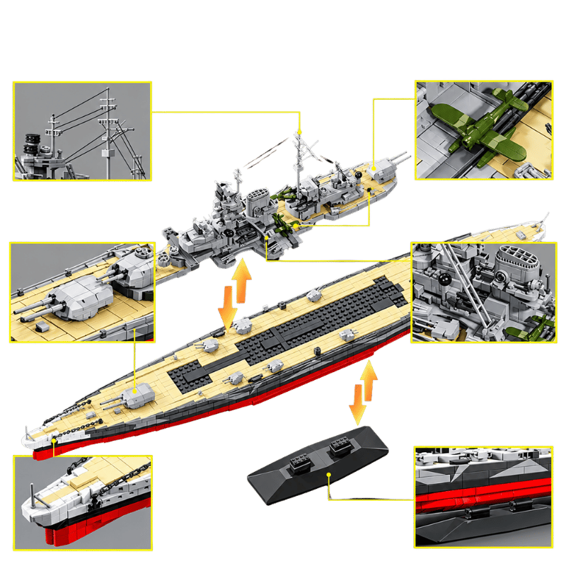 Tirpitz - Bismarck Class Battleship | 1:300 Scale