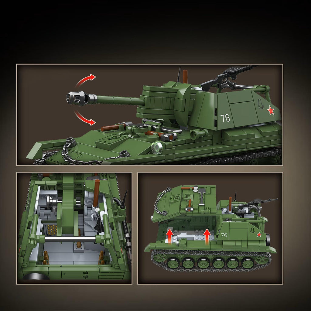 SU-76M - Light Self-Propelled Gun | 1:28 Scale