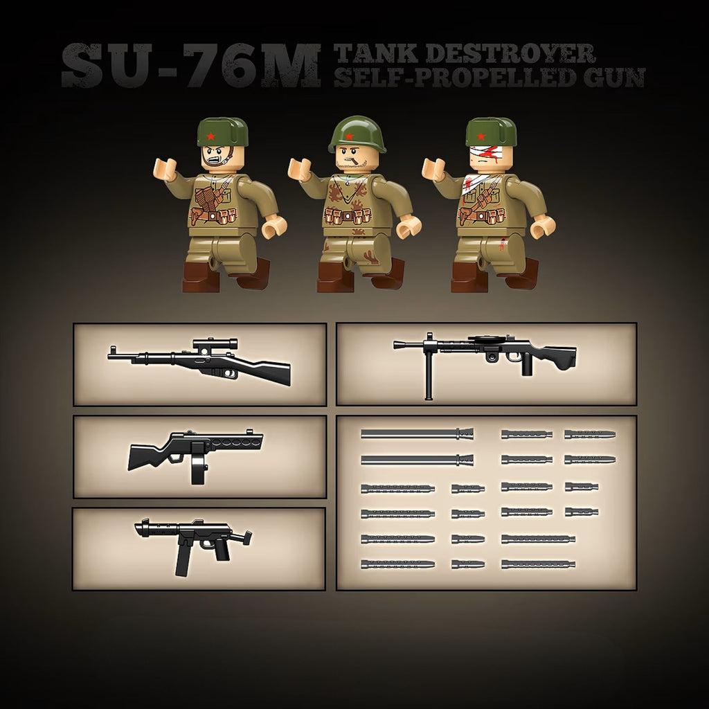 SU-76M - Light Self-Propelled Gun | 1:28 Scale