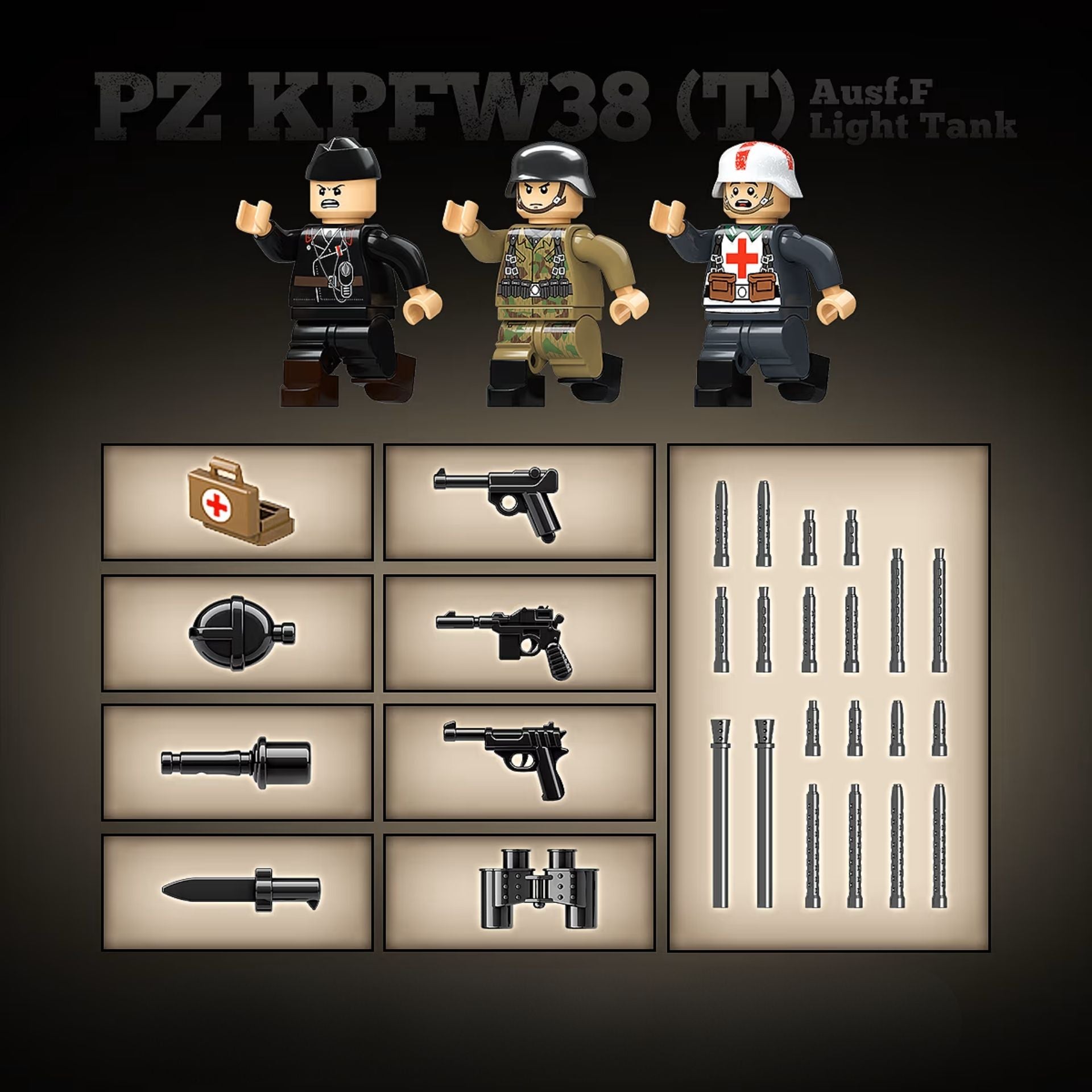 Panzer 38(t) Ausf F - Light Tank | 1:28 Scale