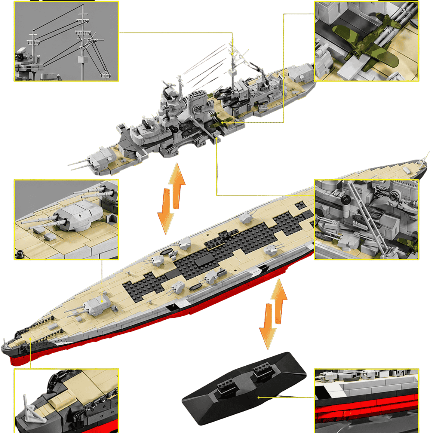 Bismarck - Battleship | 1:300 Scale