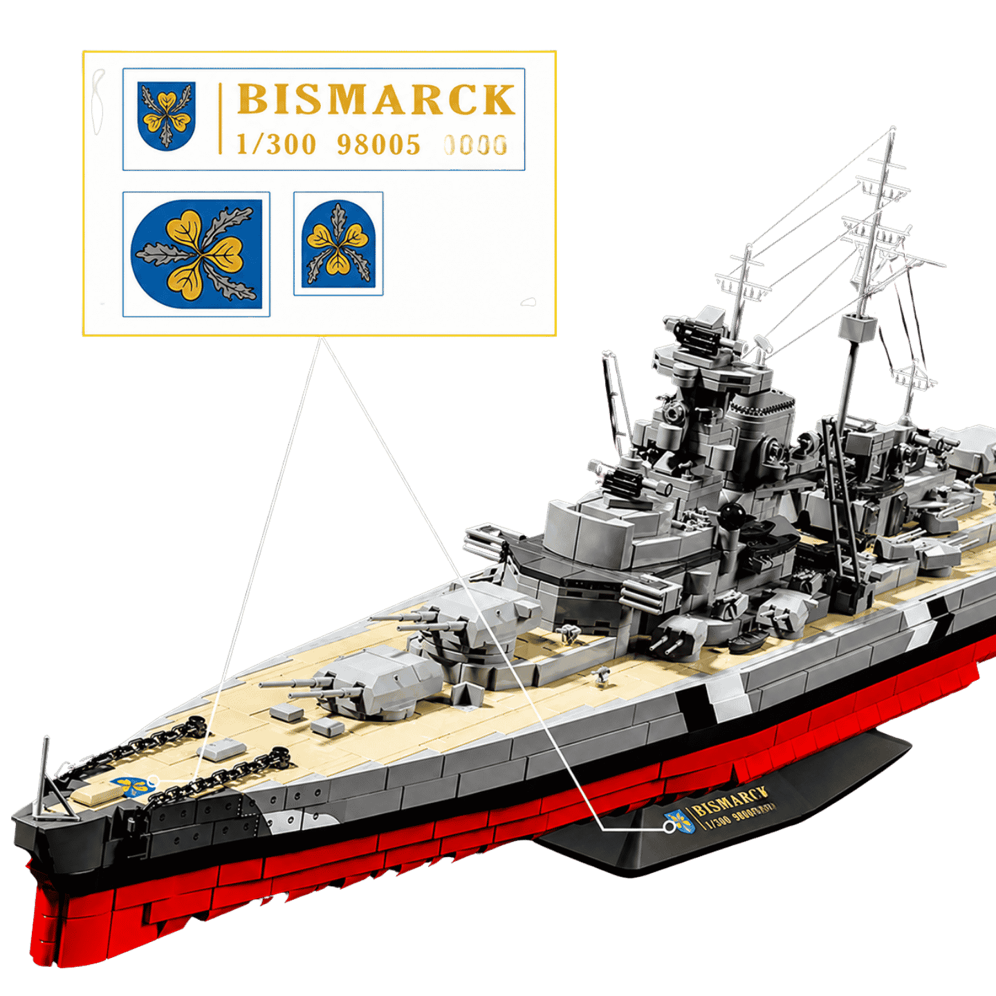 Bismarck - Battleship | 1:300 Scale