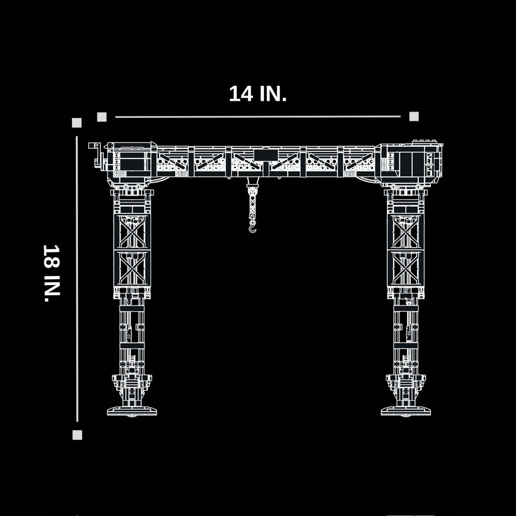 Strabokran - 16-Ton Gantry Crane | 1:28 Scale