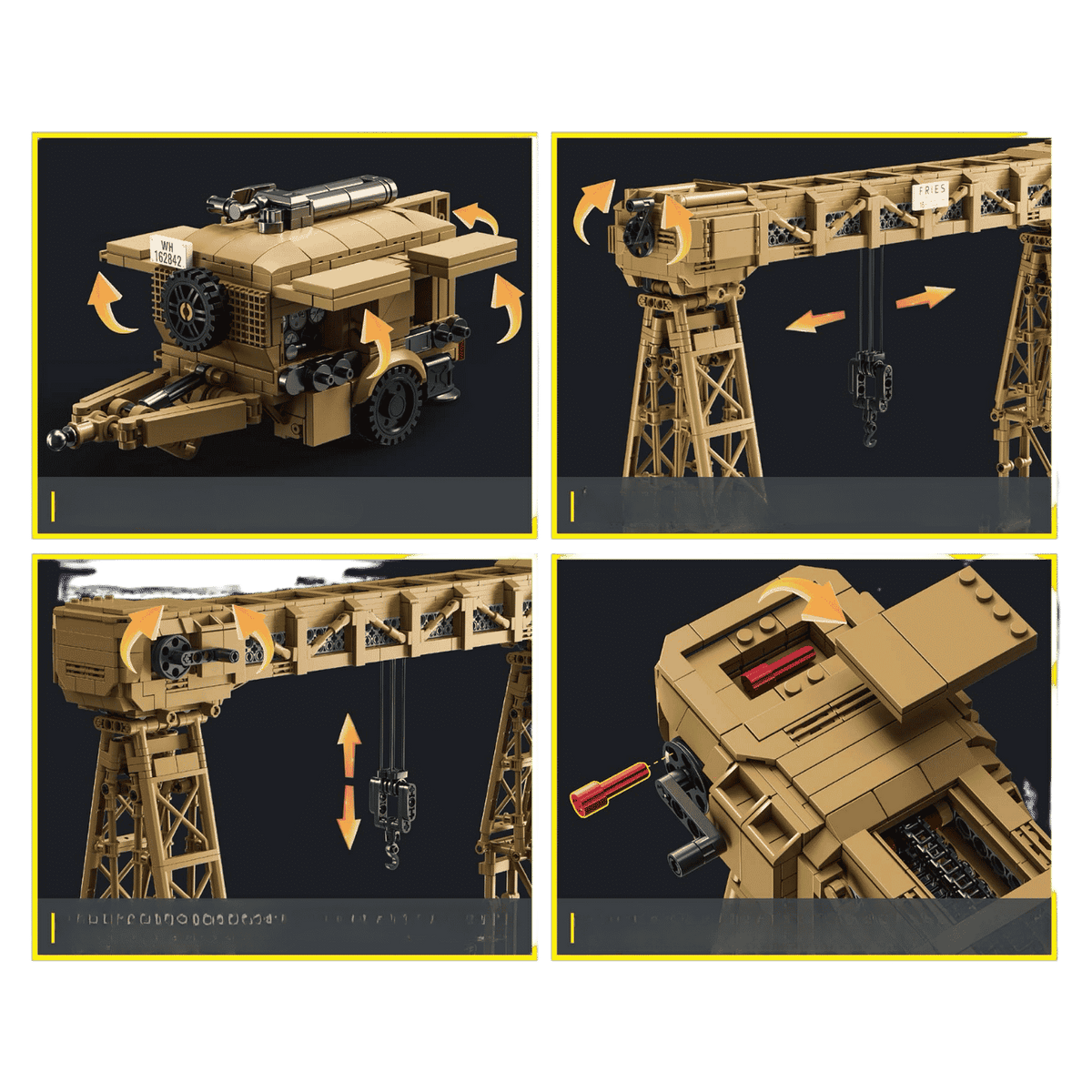 Strabokran - 16-Ton Gantry Crane | 1:28 Scale