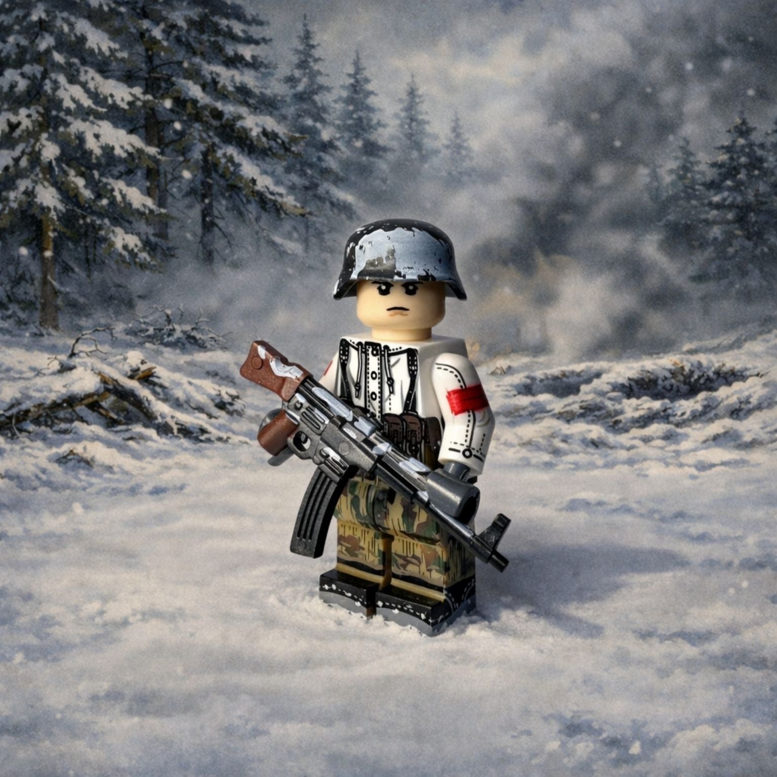 SS Infantry StG - Sumpfmuster Rev/ Winter Smock