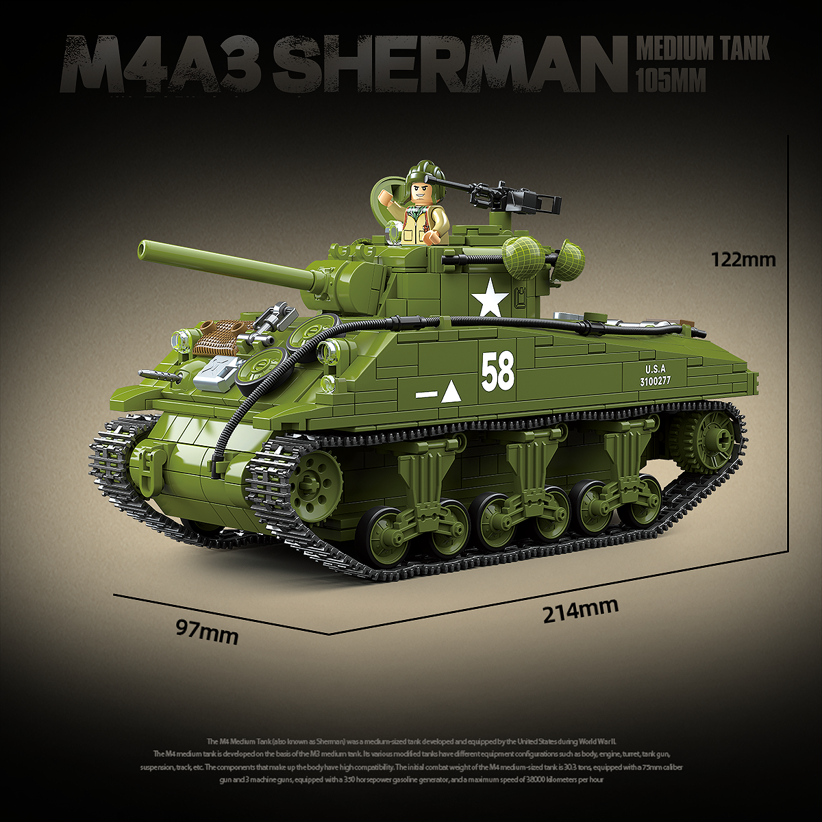 M4 Sherman - Medium Tank