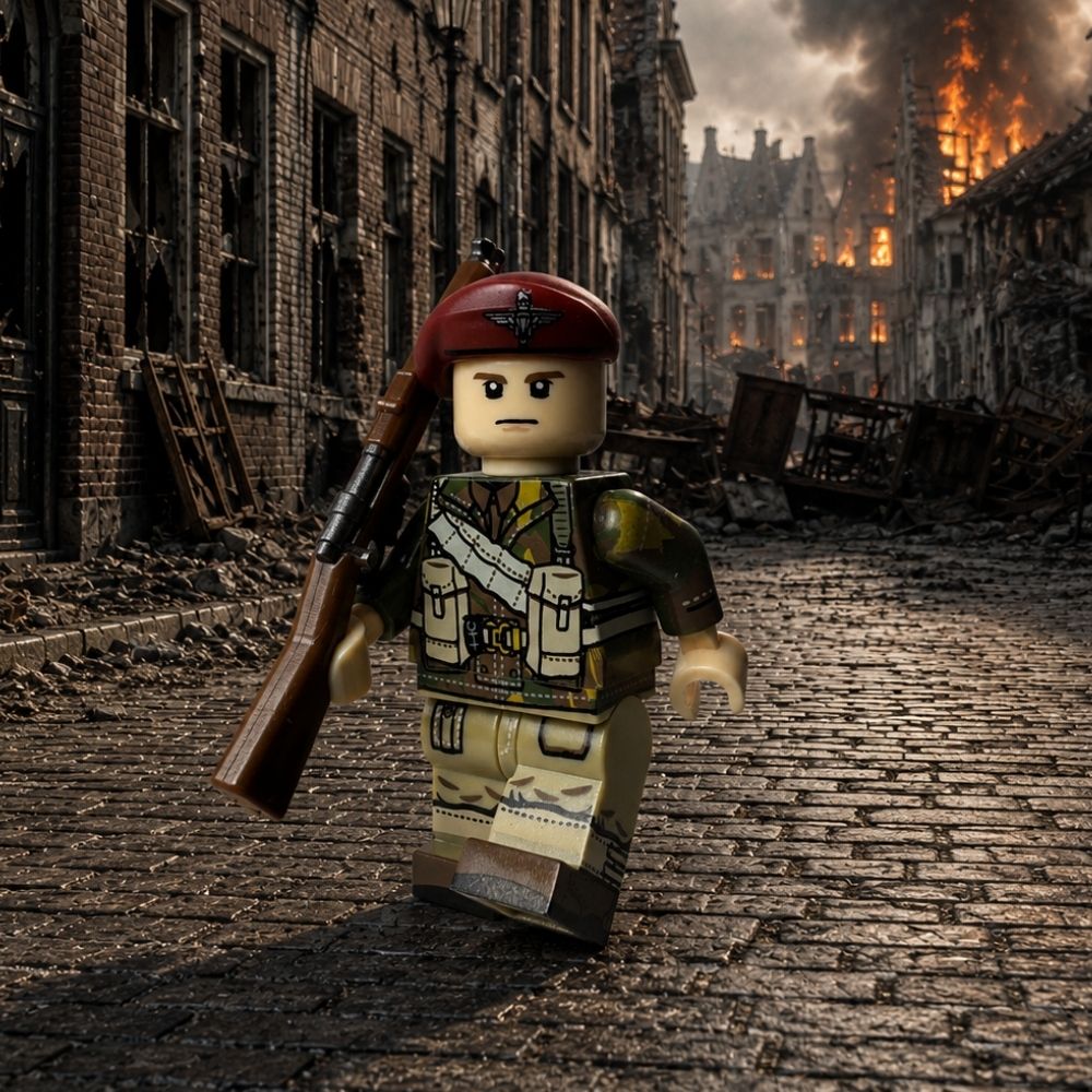 "Red Devils" 1st Airborne Infantry - Brushstroke Camo