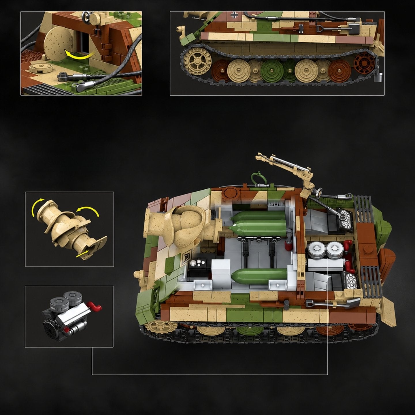 Sturmtiger Ambush Camo - Heavy Assault Mortar | Limited Edition | 1:28 Scale