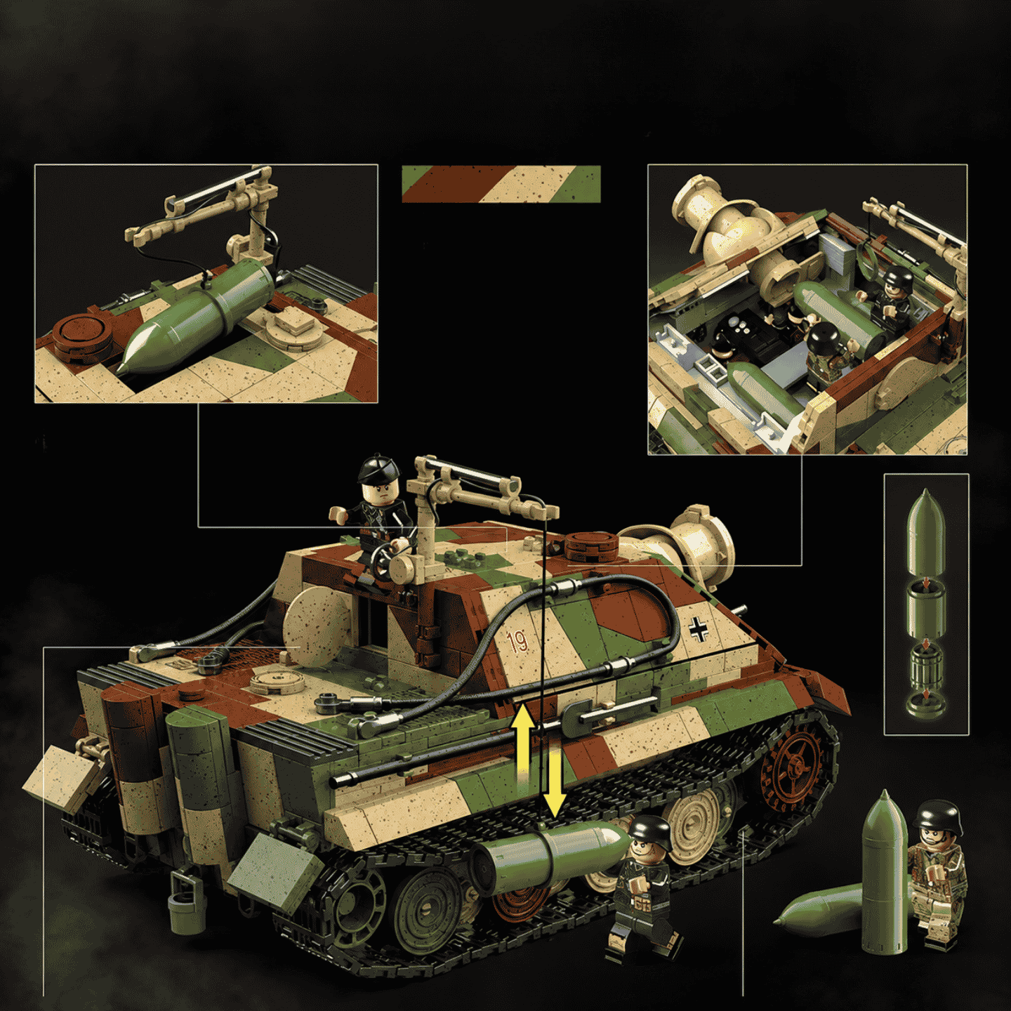 Sturmtiger Ambush Camo - Heavy Assault Mortar | Limited Edition | 1:28 Scale
