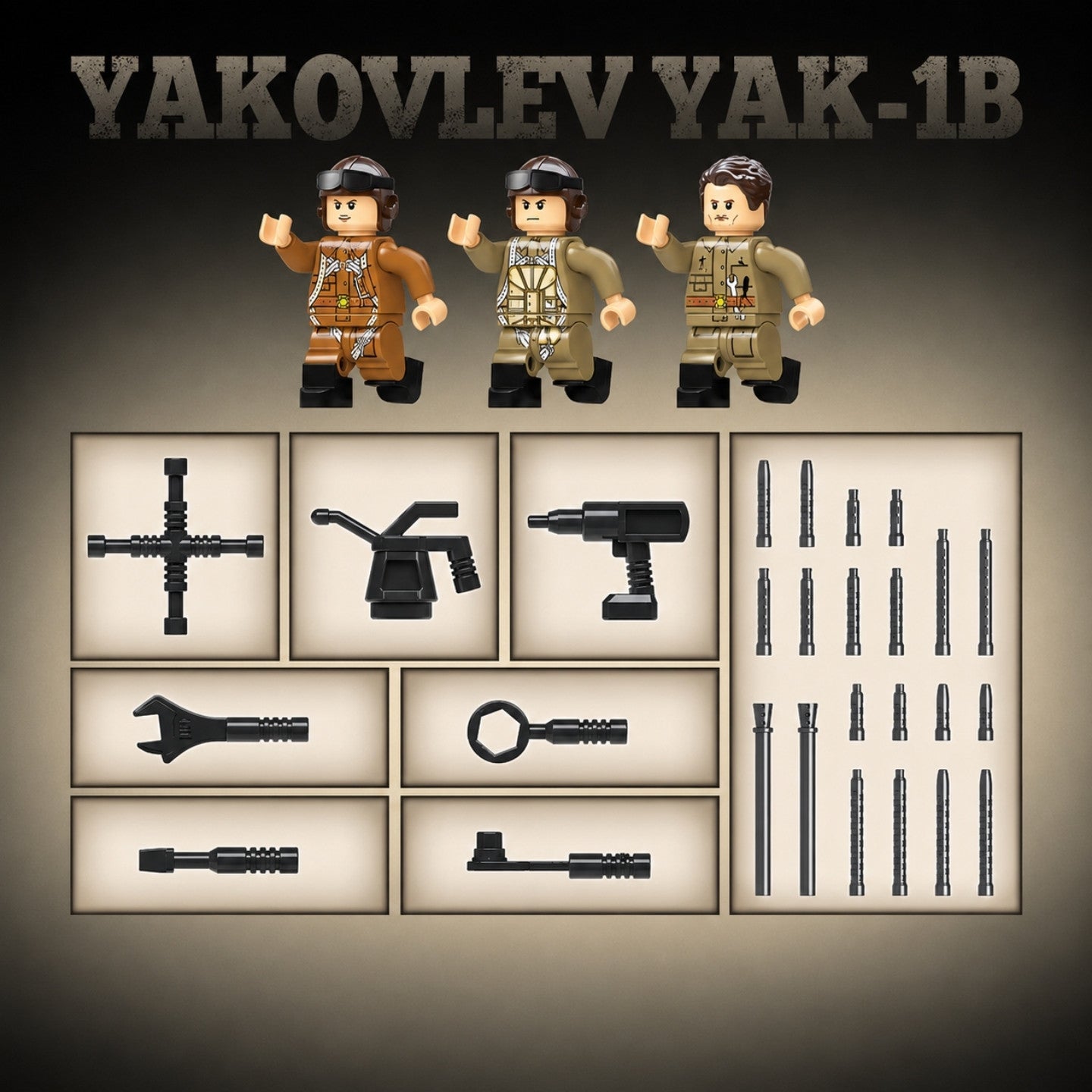 Yakovlev Yak-1B - Fighter Plane | 1:28 Scale