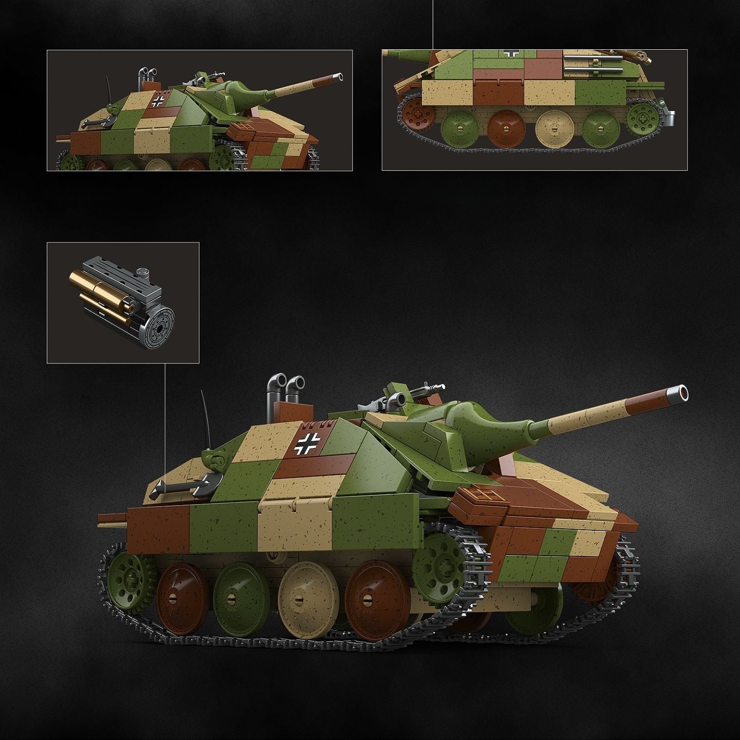 Jagdpanzer 38t "Hetzer" - Tank Hunter Ambush Camo | 1:28 Scale Limited Edition