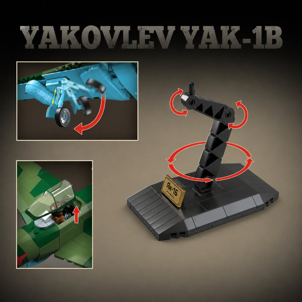 Yakovlev Yak-1B - Fighter Plane | 1:28 Scale
